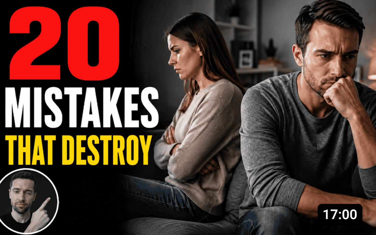 20 relationship mistakes that lead to a breakup